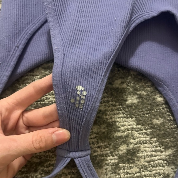 Free People Movement Purple Ribbed Racerback Tank - Picture 5 of 5